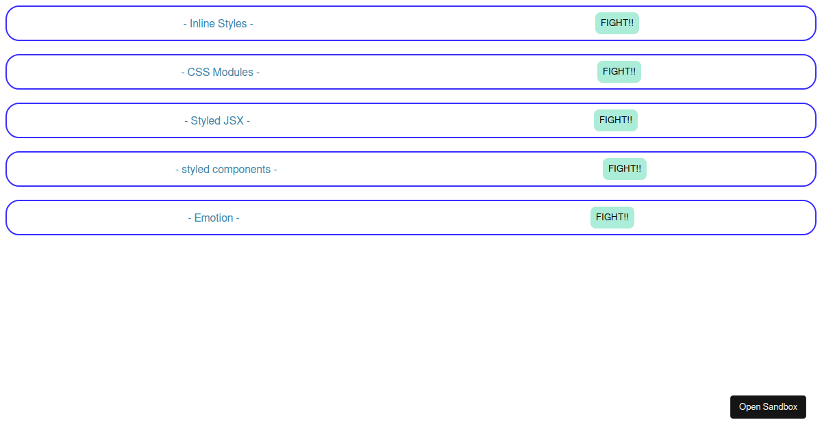 react - Codesandbox