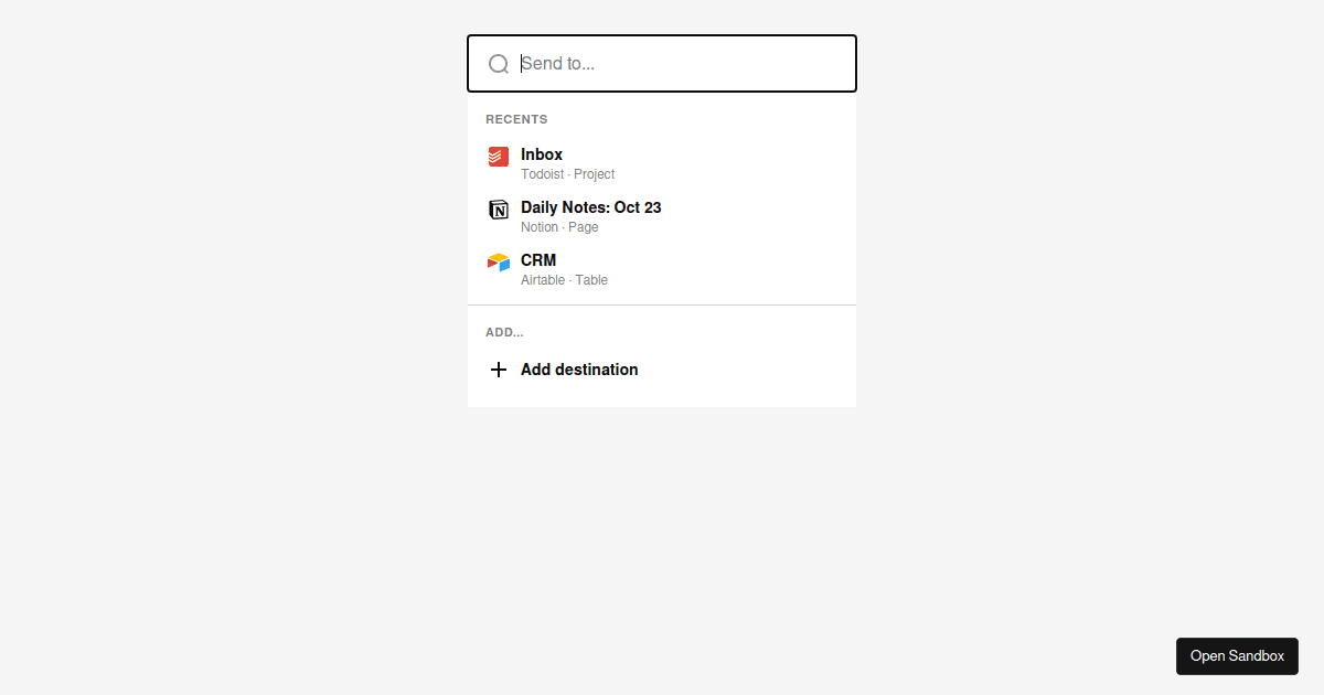 Capture: Components III - Codesandbox