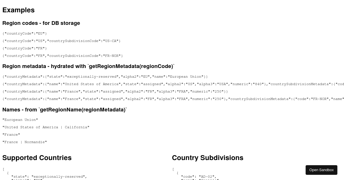 ISO 3166 usage - Codesandbox