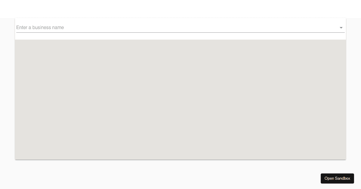 @nagoos/google-maps-autocomplete-vuetify Example (forked) - Codesandbox