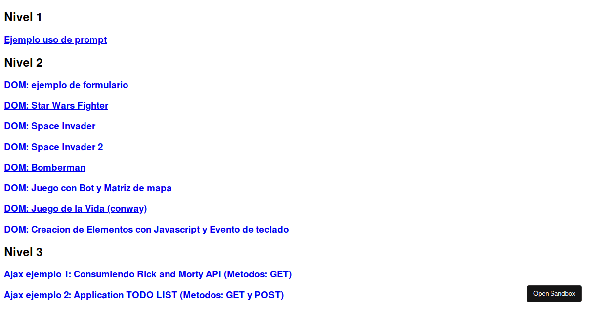 DAM - Codesandbox