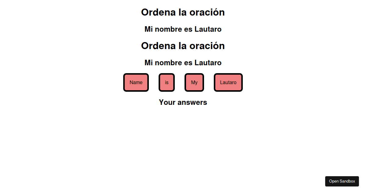 filter array with buttons - Codesandbox
