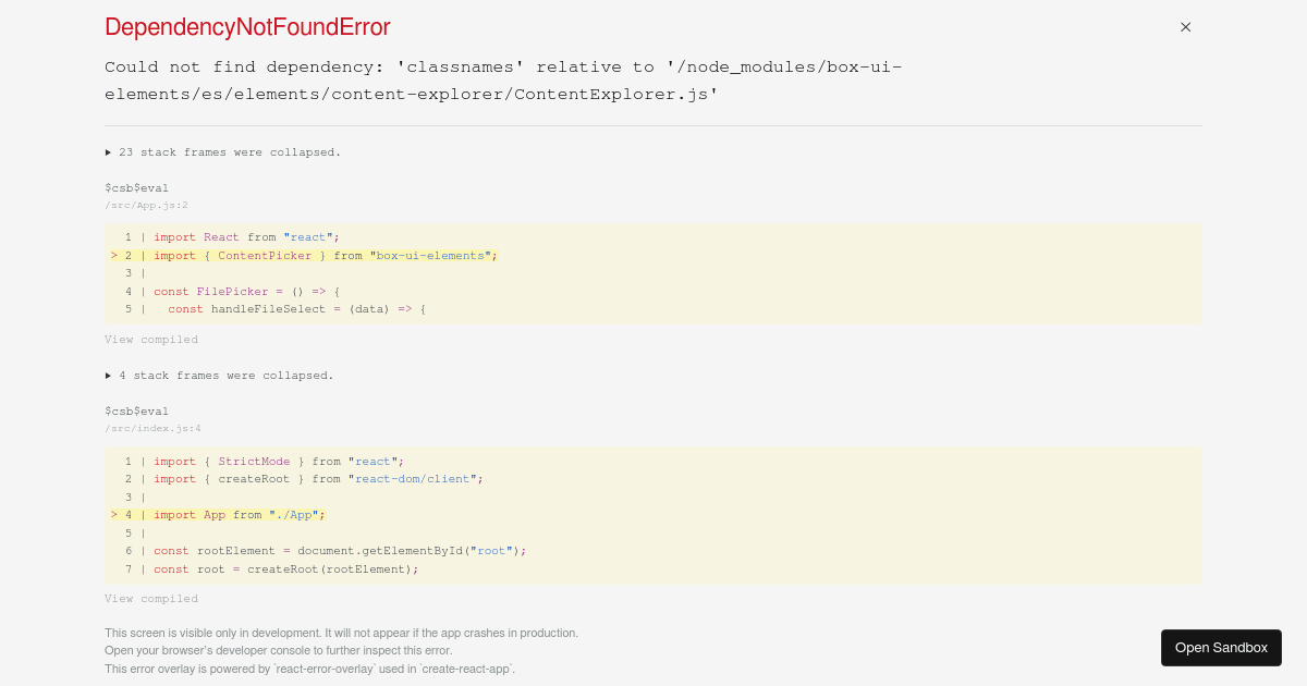 box - Codesandbox