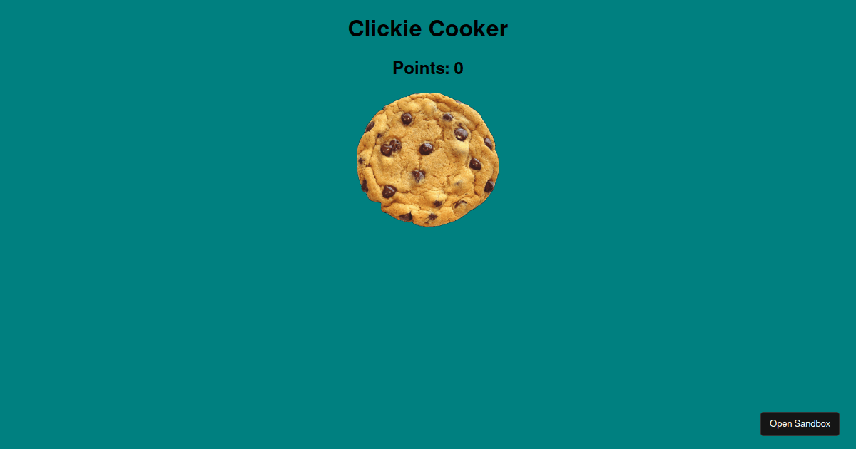 Cookie Clicker - Codesandbox