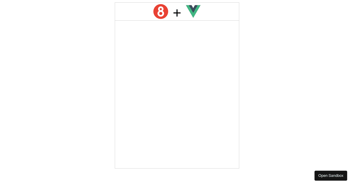 Vue + 8base Infinite Scroll Component - Codesandbox