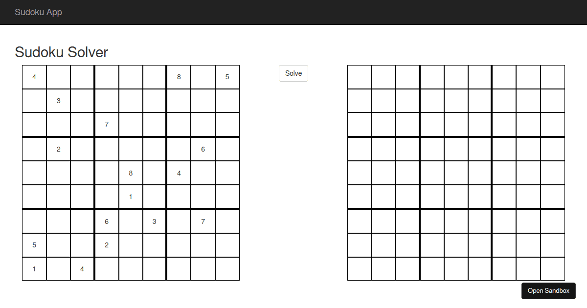 sudoku-solver - Codesandbox