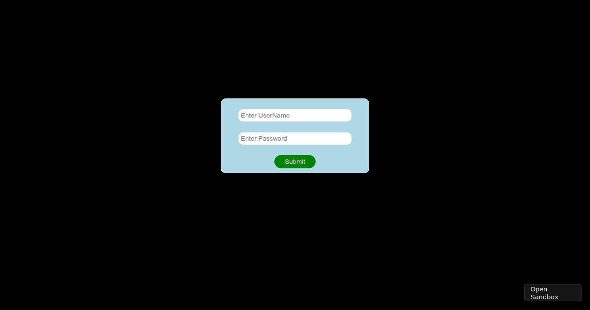 react - Codesandbox