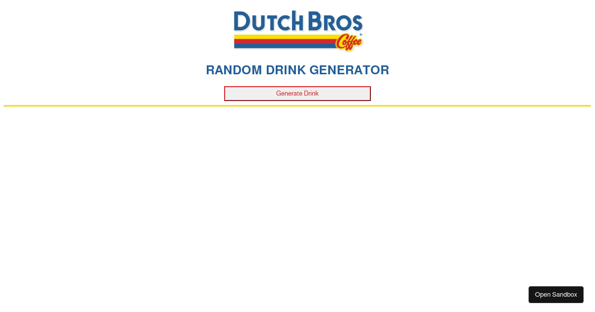 drink_generator Codesandbox
