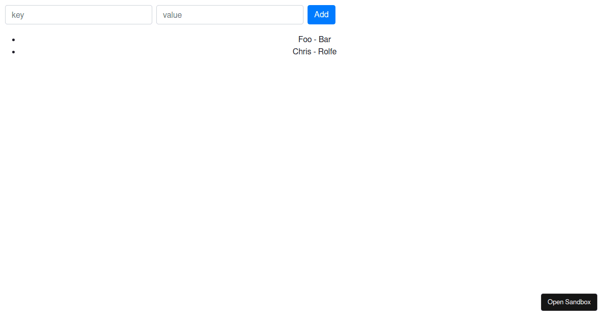Basic react example with hooks and Redux (complete) - Codesandbox