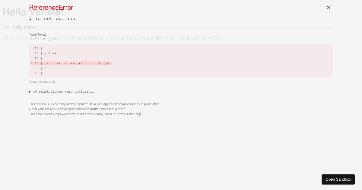 jquery-json-reader - Codesandbox