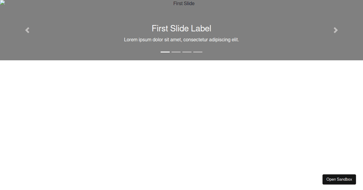 carousel - Codesandbox