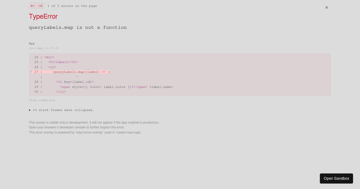 (Practice) Index Query (forked) - Codesandbox