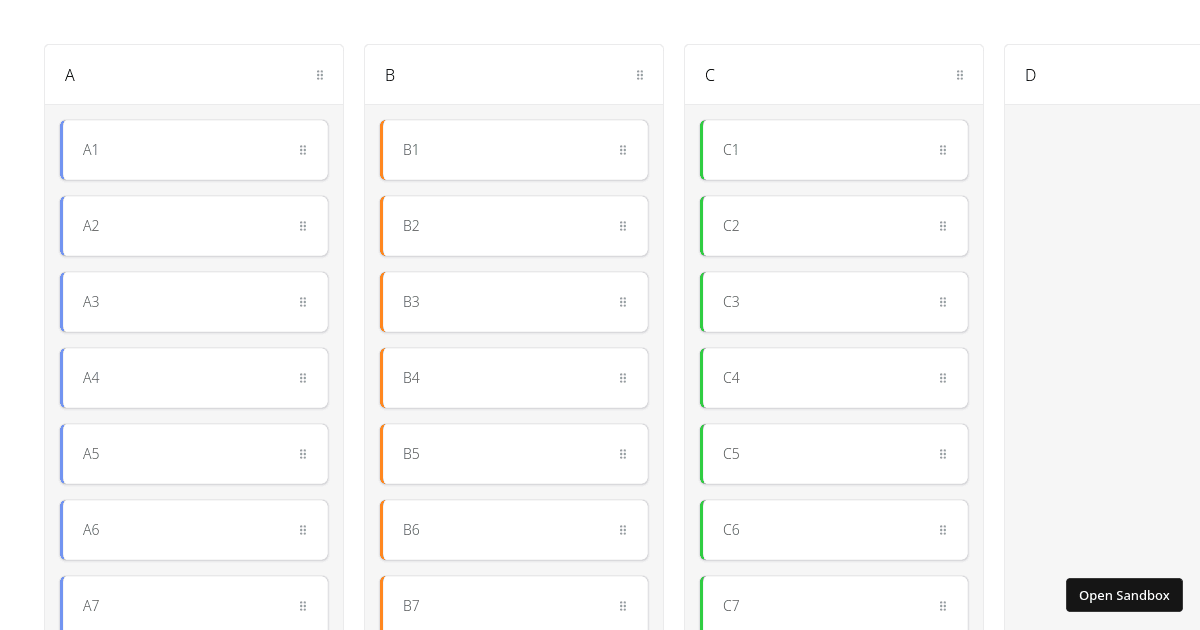 dnd-kit-sandbox (forked) - Codesandbox