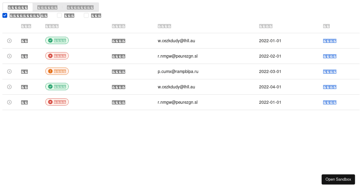 expandable - table - Codesandbox