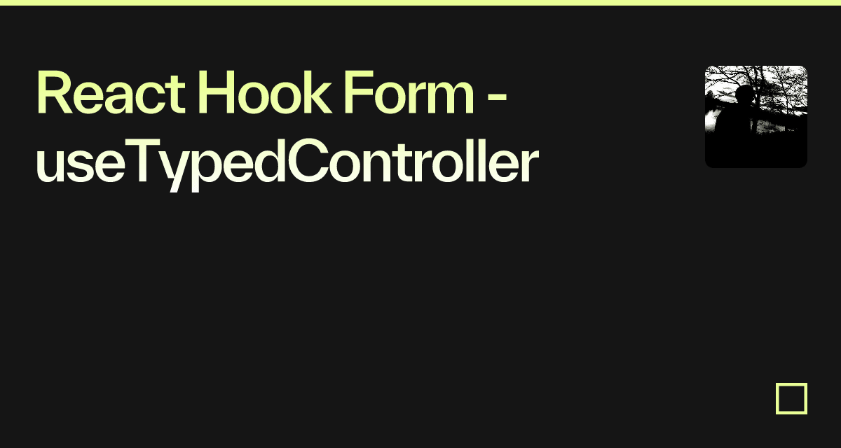 react-hook-form-usetypedcontroller-codesandbox