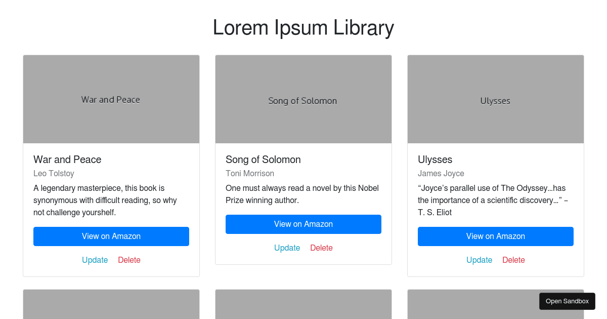 react-library - Codesandbox