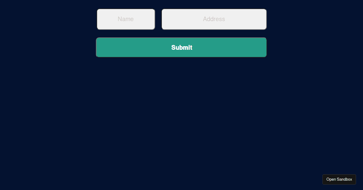 assignment 2 - Codesandbox
