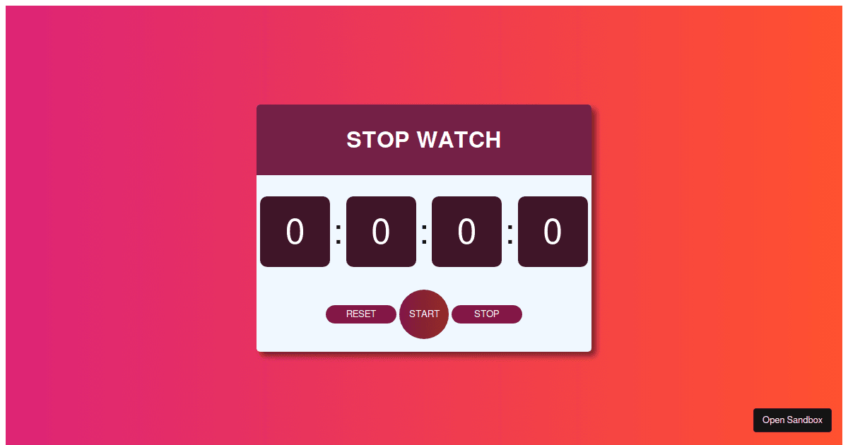 countdown - Codesandbox