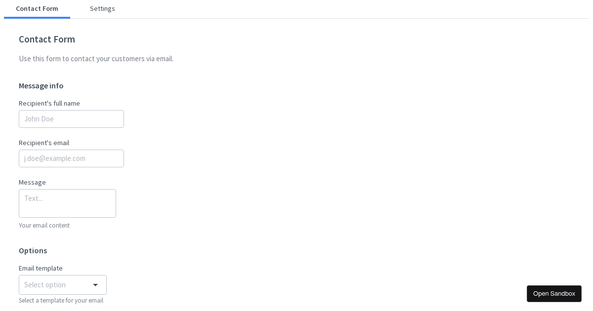 form (forked) - Codesandbox