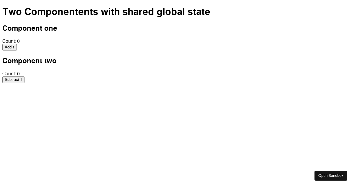useGlobalState - Codesandbox