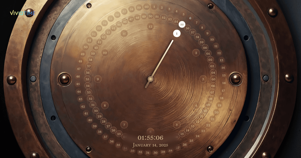 React Single Arrow Custom Analog Clock - vividtime.app - Codesandbox