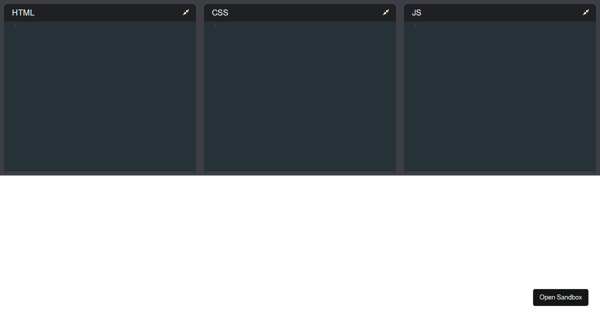 react - Codesandbox