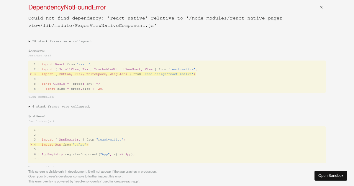 Flex - Codesandbox