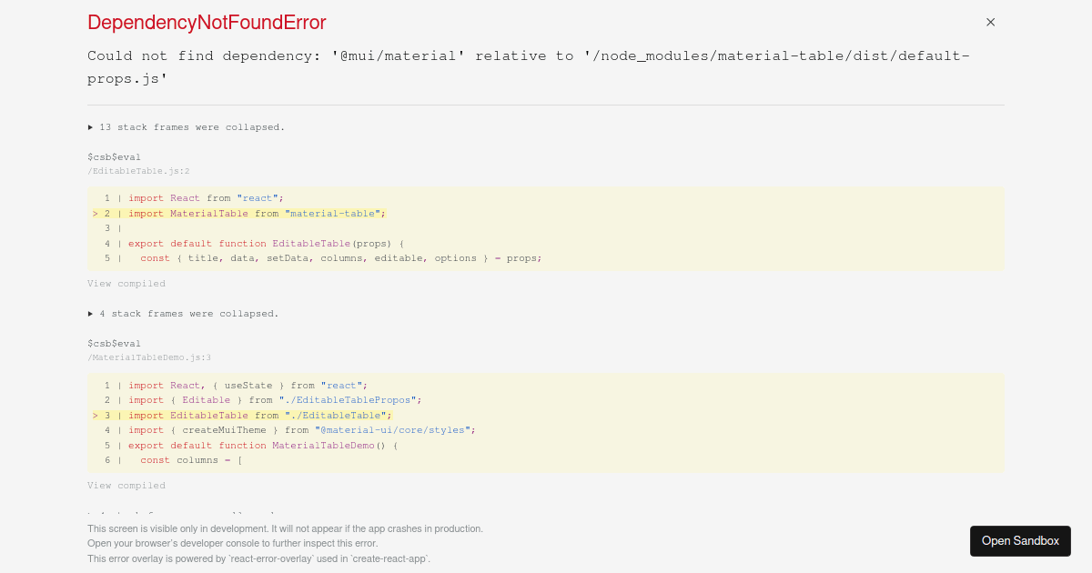 EditableTableDemo (forked) - Codesandbox