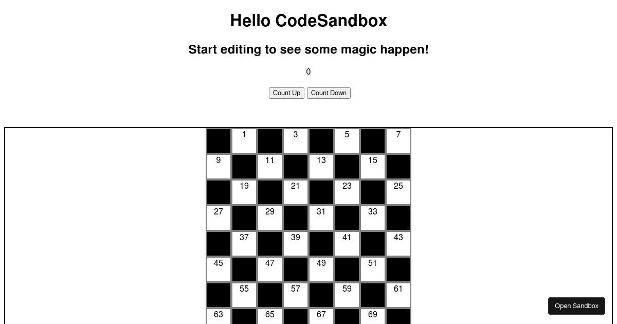 chess-board - Codesandbox