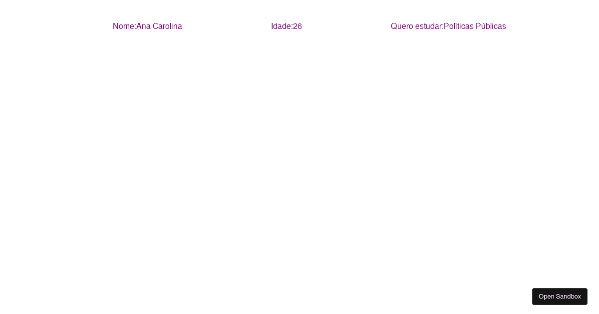 react - Codesandbox