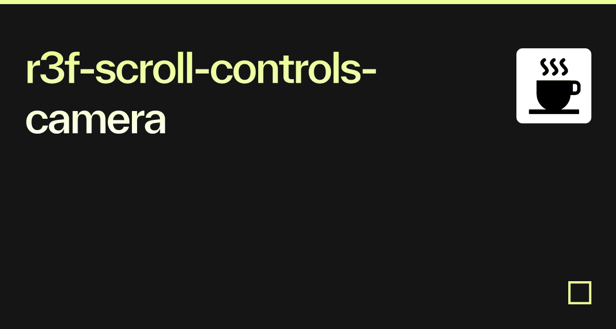 r3f-scroll-controls-camera - Codesandbox