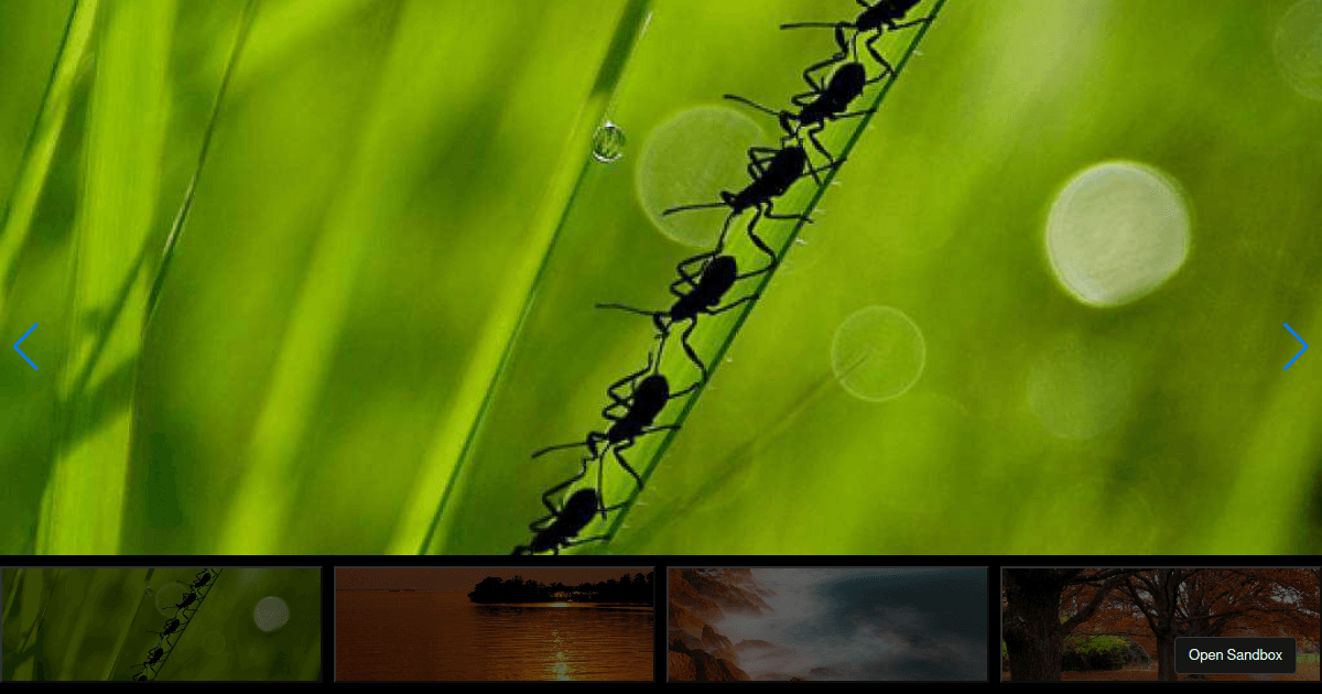 Swiper - Thumbs Gallery (forked) - Codesandbox