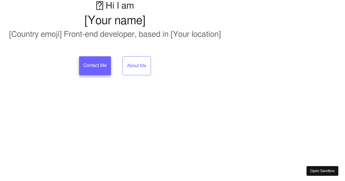 Advanced Bootstrap homework - challenge (forked) - Codesandbox
