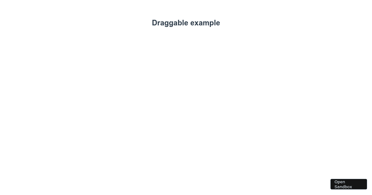 Vue Draggable Example (forked) - Codesandbox