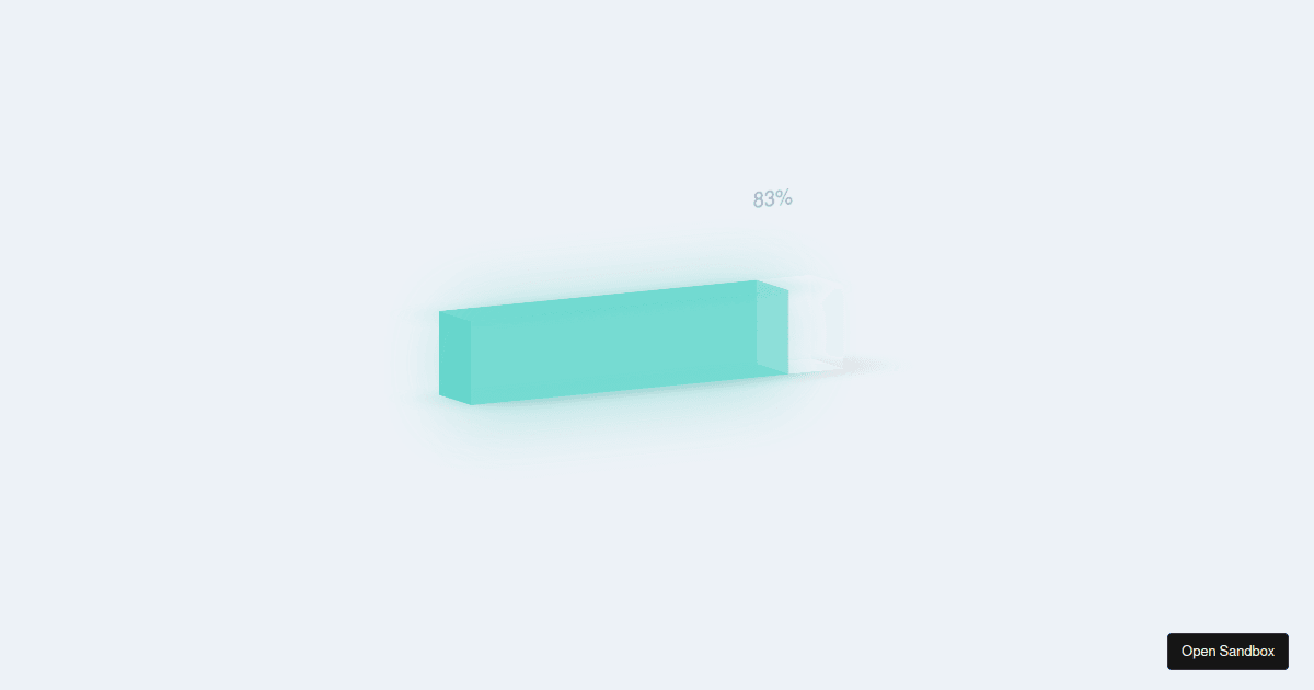 3d-progress-bar - Codesandbox