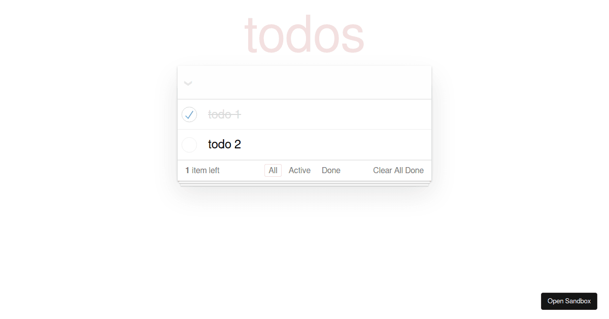 todoapp - Codesandbox