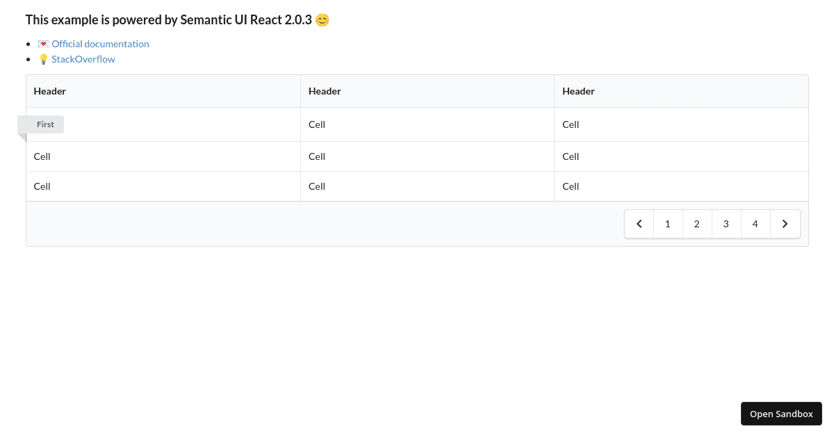 semantic-ui-example - Codesandbox