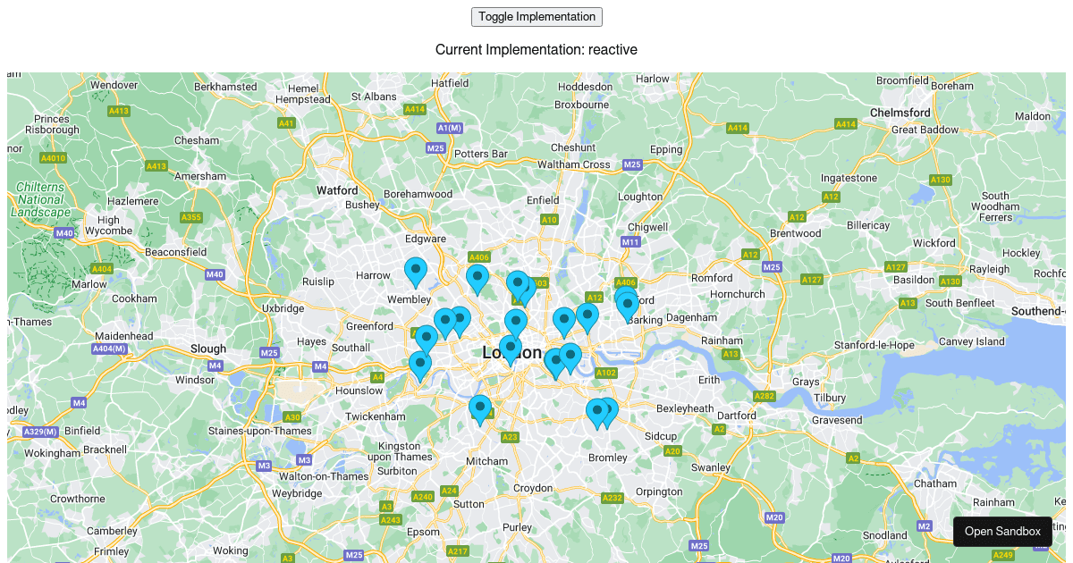 google-maps-collision-marker-test - Codesandbox