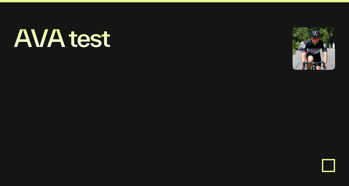 AVA test Codesandbox