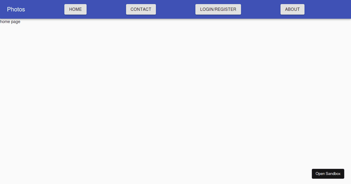 Toolbar interface - Codesandbox