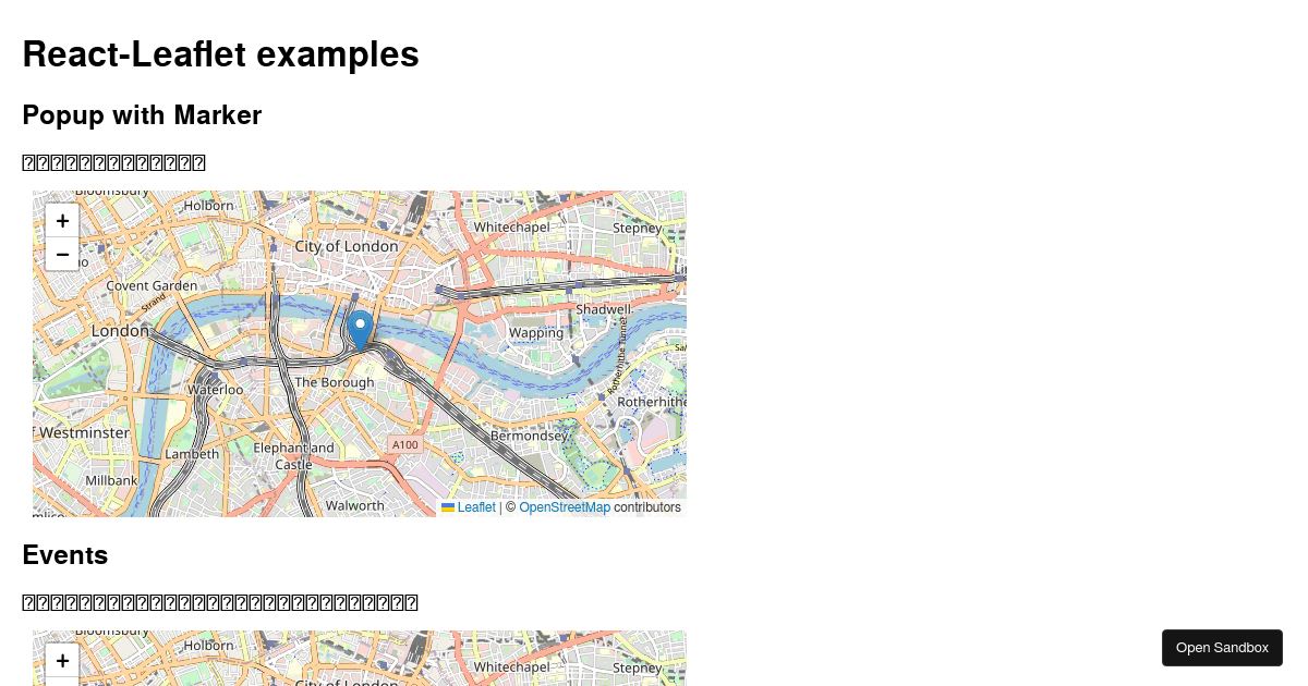 react-leaflet-v2-test - Codesandbox