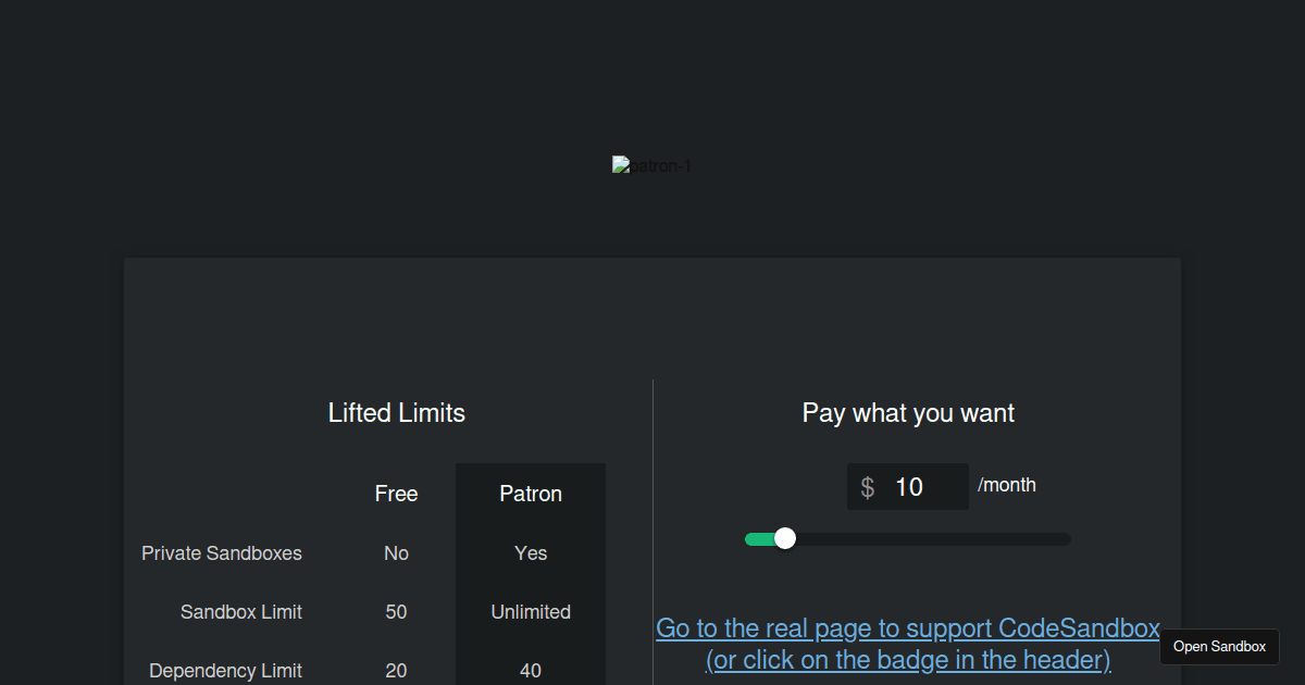 codesandbox-patron-particle-effect-forked - Codesandbox