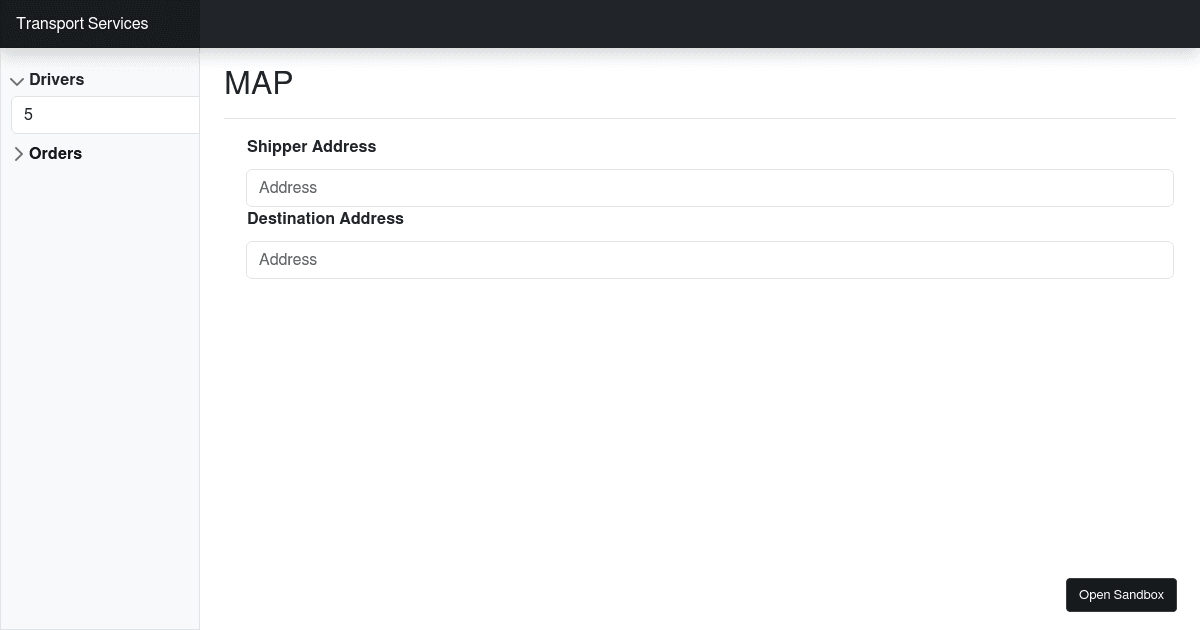 dashboard - Codesandbox