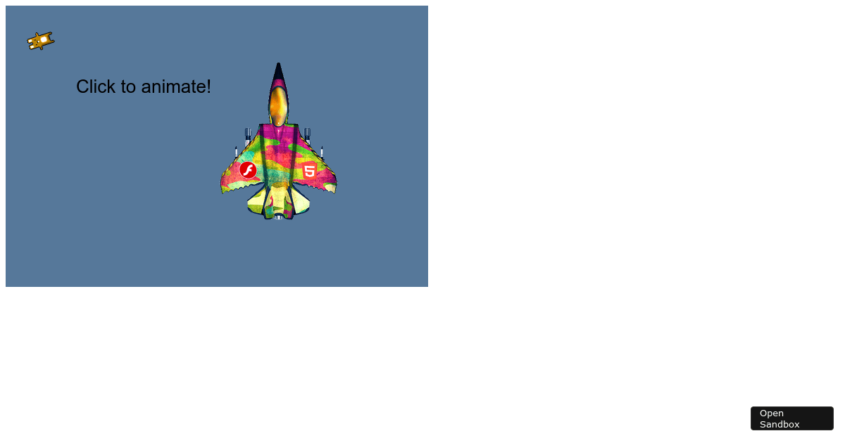 React Pixi Fiber demo – AnimatedSprite - Codesandbox