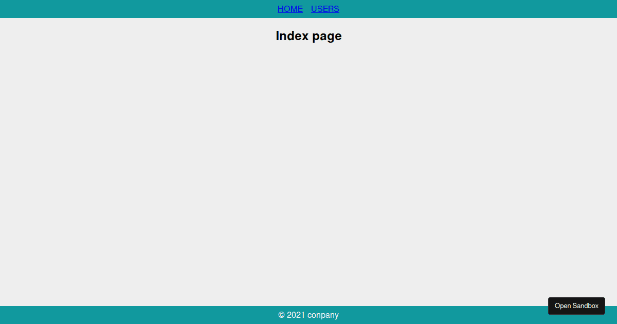 react - Codesandbox