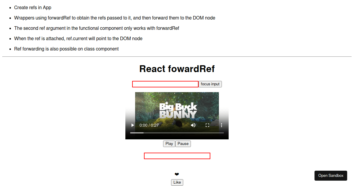 ref-fowardRef - Codesandbox