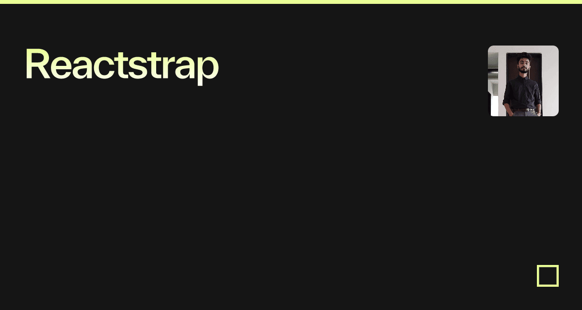 Reactstrap - Codesandbox