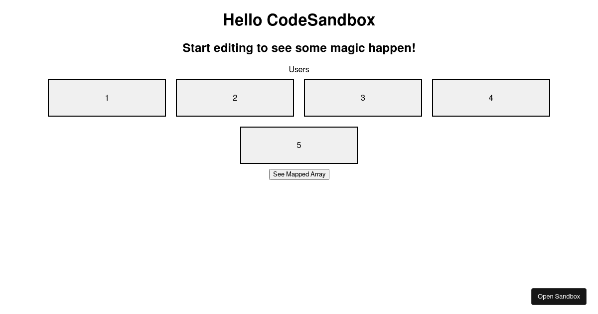 map-and-filter - Codesandbox