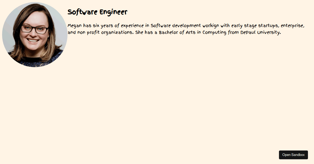 components - Codesandbox
