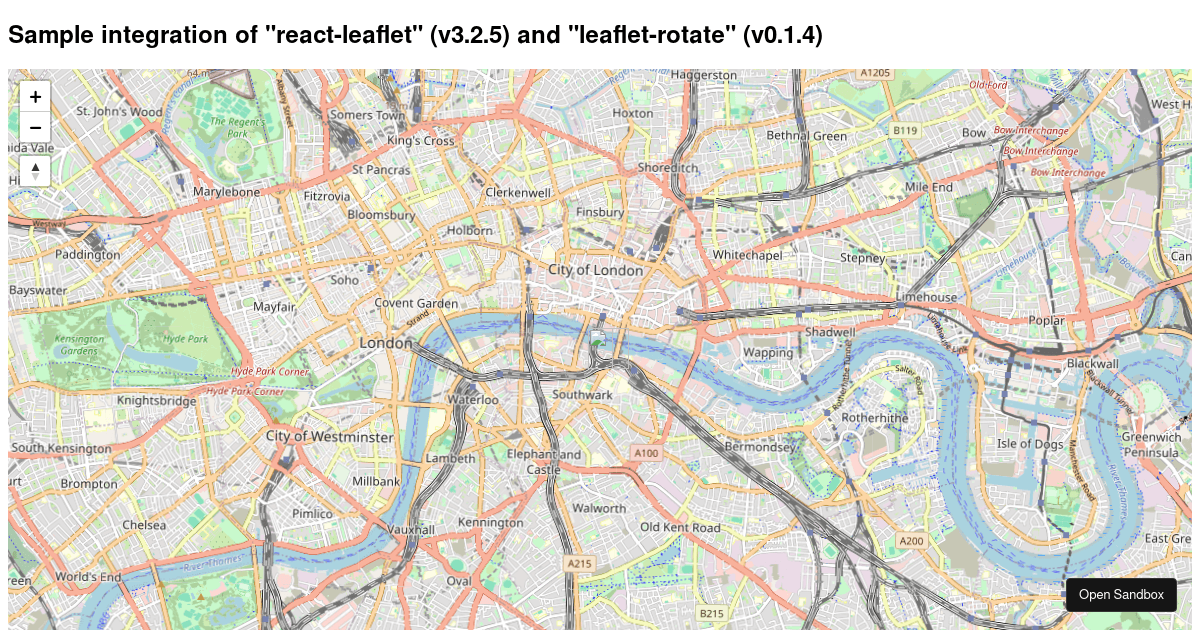 react-leaflet (forked) - Codesandbox